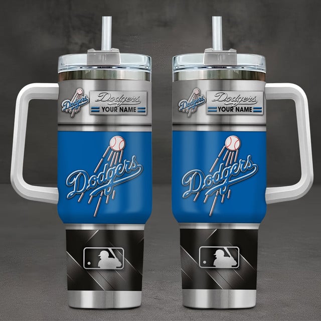 LIMITED EDITION - NEW CUSTOMIZED MLB02 LAD LOS ANGELES DODGERS TUMBLER CUP
