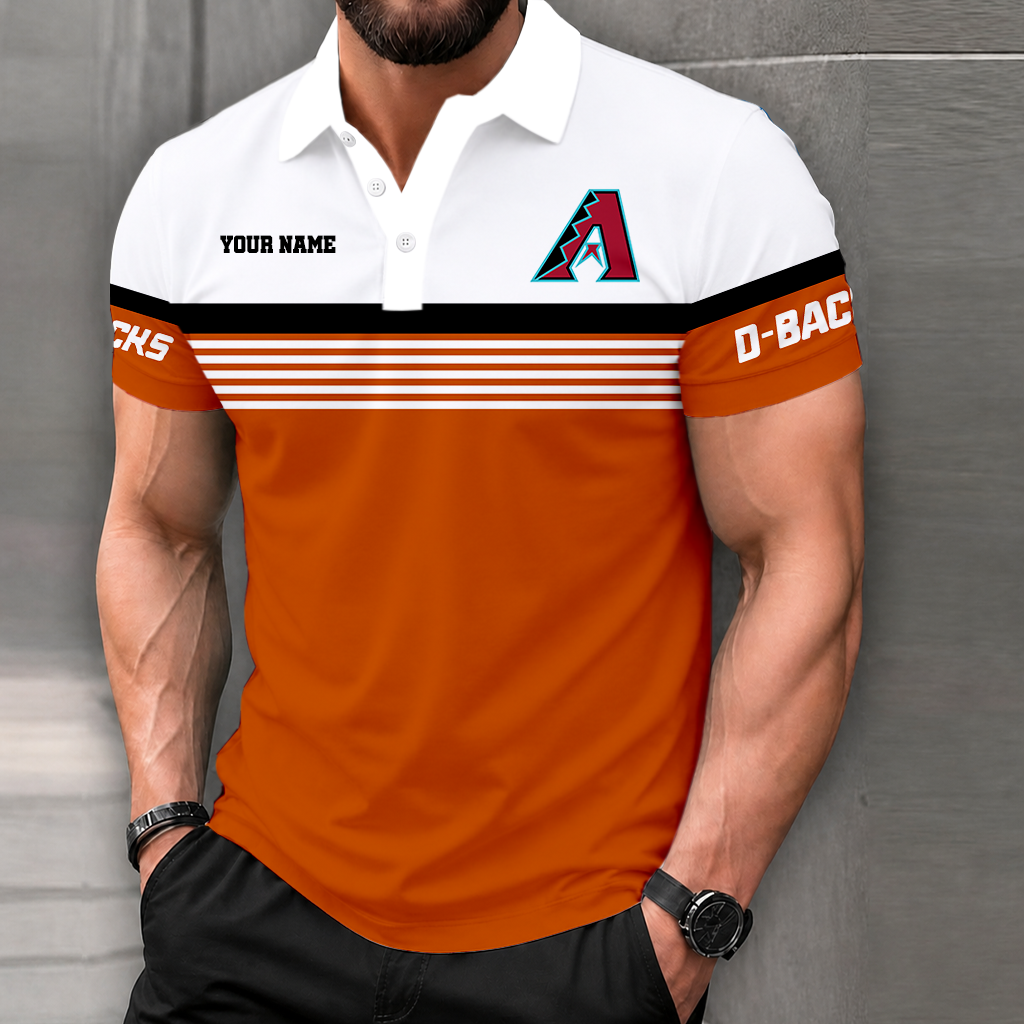 FINAL CLEARANCE - NEW CUSTOMIZED MLB07 ADS ARIZONA DIAMONDBACKS POLO SHIRT