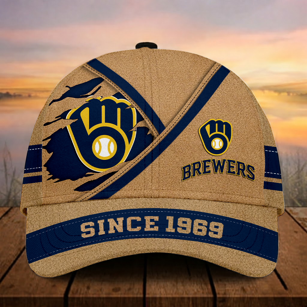 SPECIAL OFFER - NEW CUSTOMIZED MLB15 MBS MILWAUKEE BREWERS CLASSIC CAP