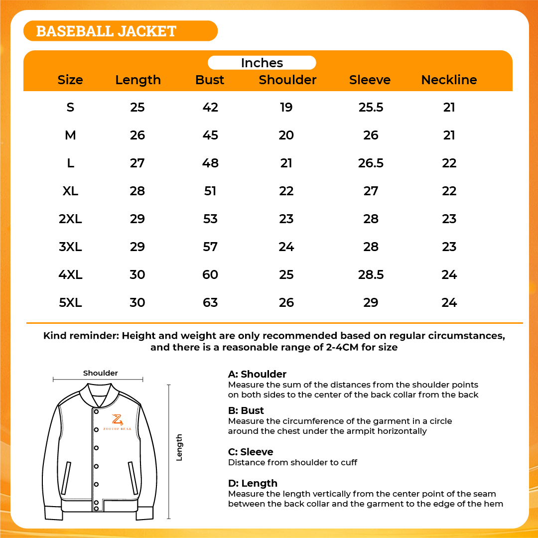 LIMITED EDITION UNISEX BASEBALL JACKET - URBAN STREET STYLE 34