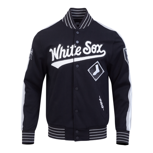 LIMITED EDITION - NEW CUSTOMIZED MLB26 CWS CHICAGO WHITE SOX BASEBALL JACKET, SATIN VARSITY JACKET
