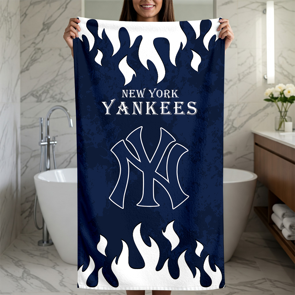 LIMITED EDITION - NEW CUSTOMIZED MLB01 NYY NEW YORK YANKEES BEACH TOWEL FOR FAN