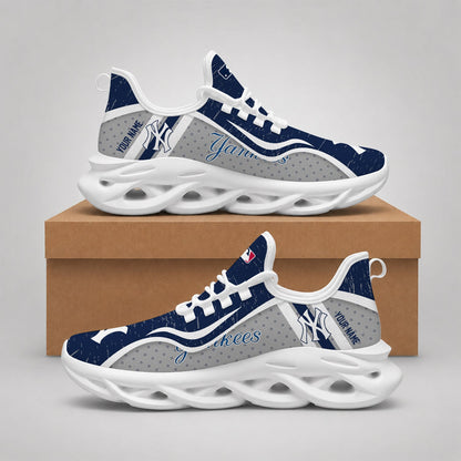 VIRAL EDITION - NEW CUSTOMIZED MLB01 NYY NEW YORK YANKEES MAX SOUL SHOES
