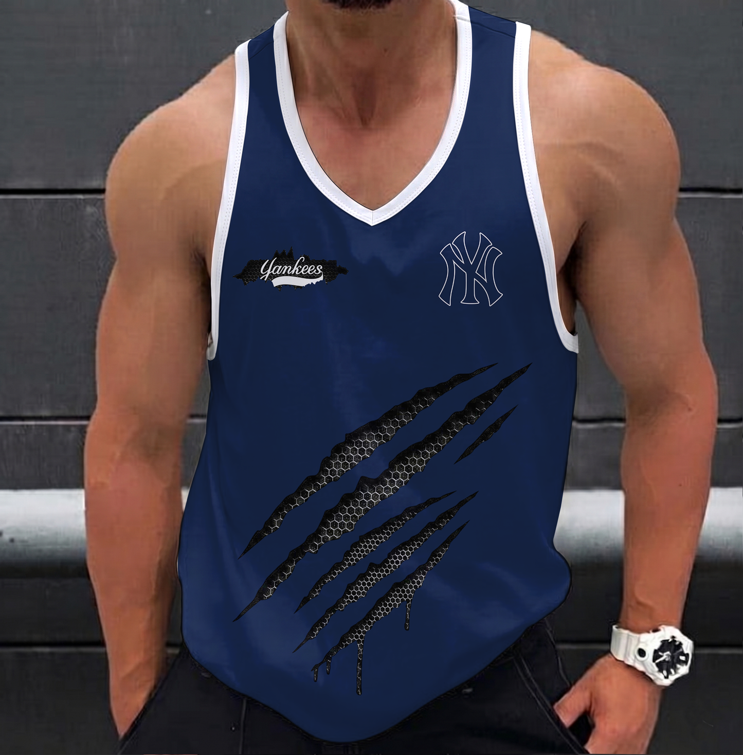 LIMITED EDITION - NEW CUSTOMIZED MLB01 NYY NEW YORK YANKEES UNISEX TANK TOP