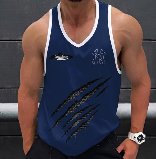 LIMITED EDITION - NEW CUSTOMIZED MLB01 NYY NEW YORK YANKEES UNISEX TANK TOP