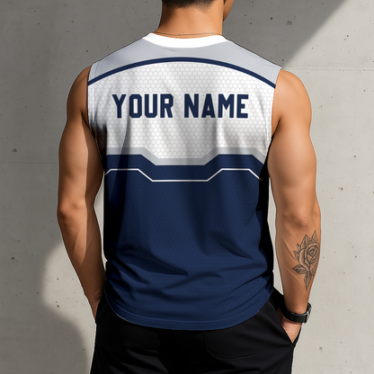 FINAL SALE - NEW CUSTOMIZED MLB01 NYY NEW YORK YANKEES MEN'S GYM SHIRT