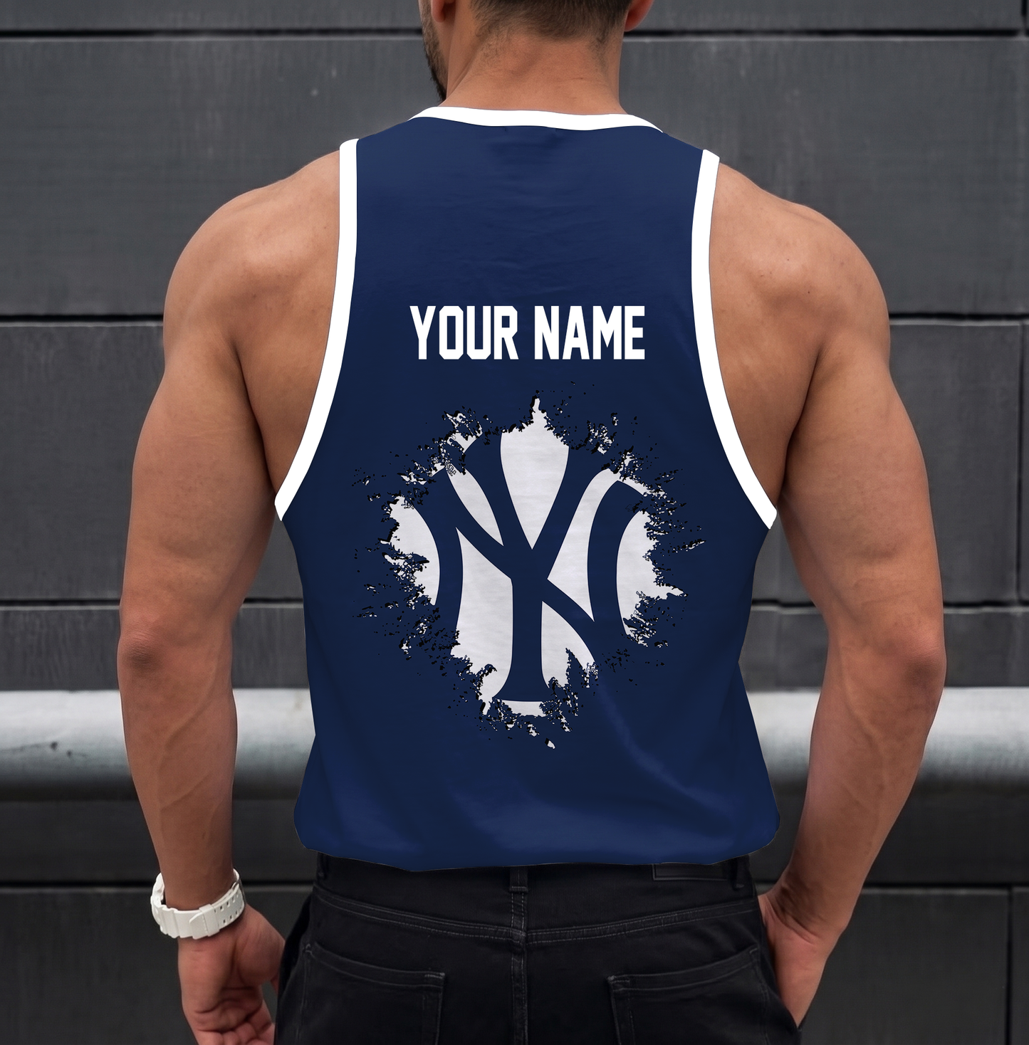 LIMITED EDITION - NEW CUSTOMIZED MLB01 NYY NEW YORK YANKEES UNISEX TANK TOP