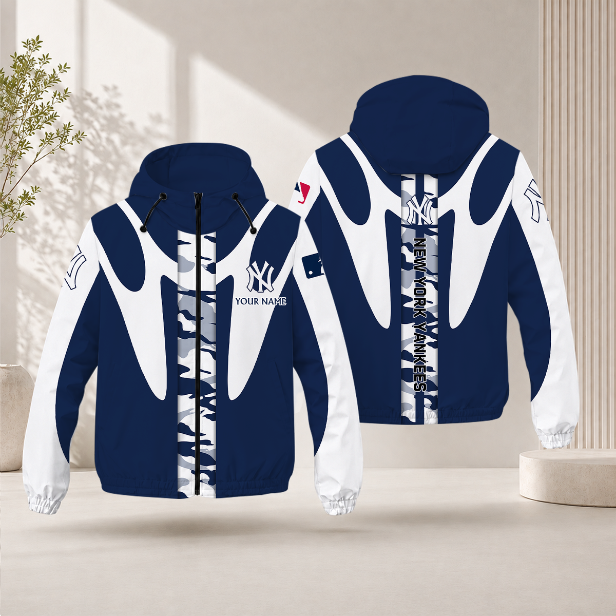 LIMITED EDITION - NEW CUSTOMIZED MLB01 NYY NEW YORK YANKEES WINDBREAKER JACKET