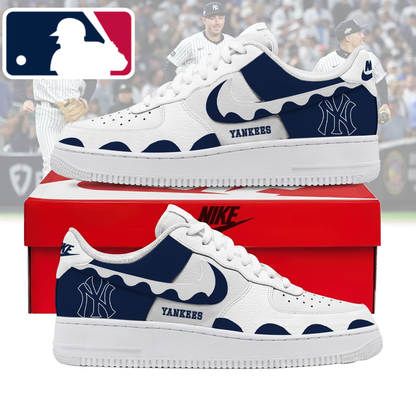 FINAL CLEARANCE - NEW CUSTOMIZED MLB01 NYY NEW YORK YANKEES AF1 SHOES