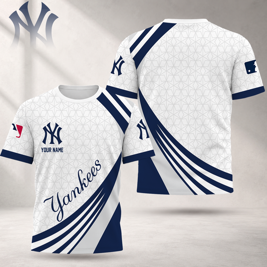 FINAL SALE - NEW CUSTOMIZED MLB01 NYY NEW YORK YANKEES T-SHIRT, POLO SHIRT, ZIP POLO SHIRT, SWEATSHIRT, HOODIE & ZIP HOODIE