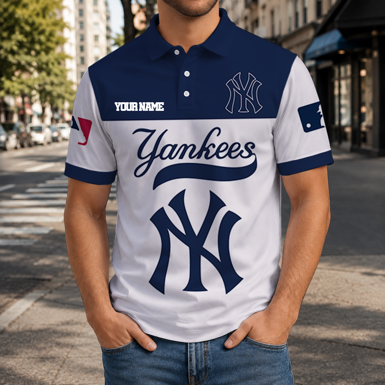 HOT DEAL - NEW CUSTOMIZED MLB01 NYY NEW YORK YANKEES T-SHIRT, POLO SHIRT, ZIP POLO SHIRT, SWEATSHIRT, HOODIE & ZIP HOODIE