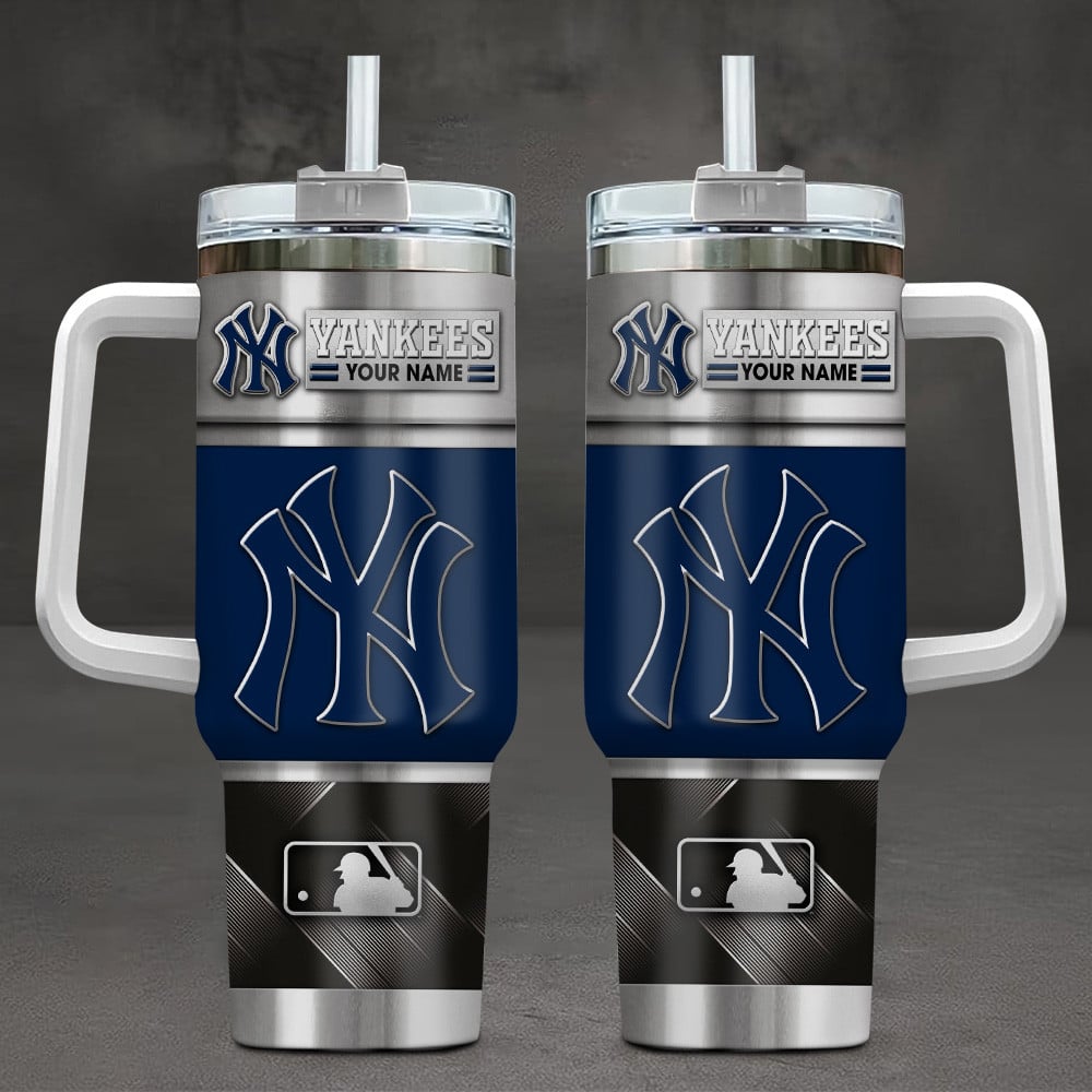 LIMITED EDITION - NEW CUSTOMIZED MLB01 NYY NEW YORK YANKEES TUMBLER CUP