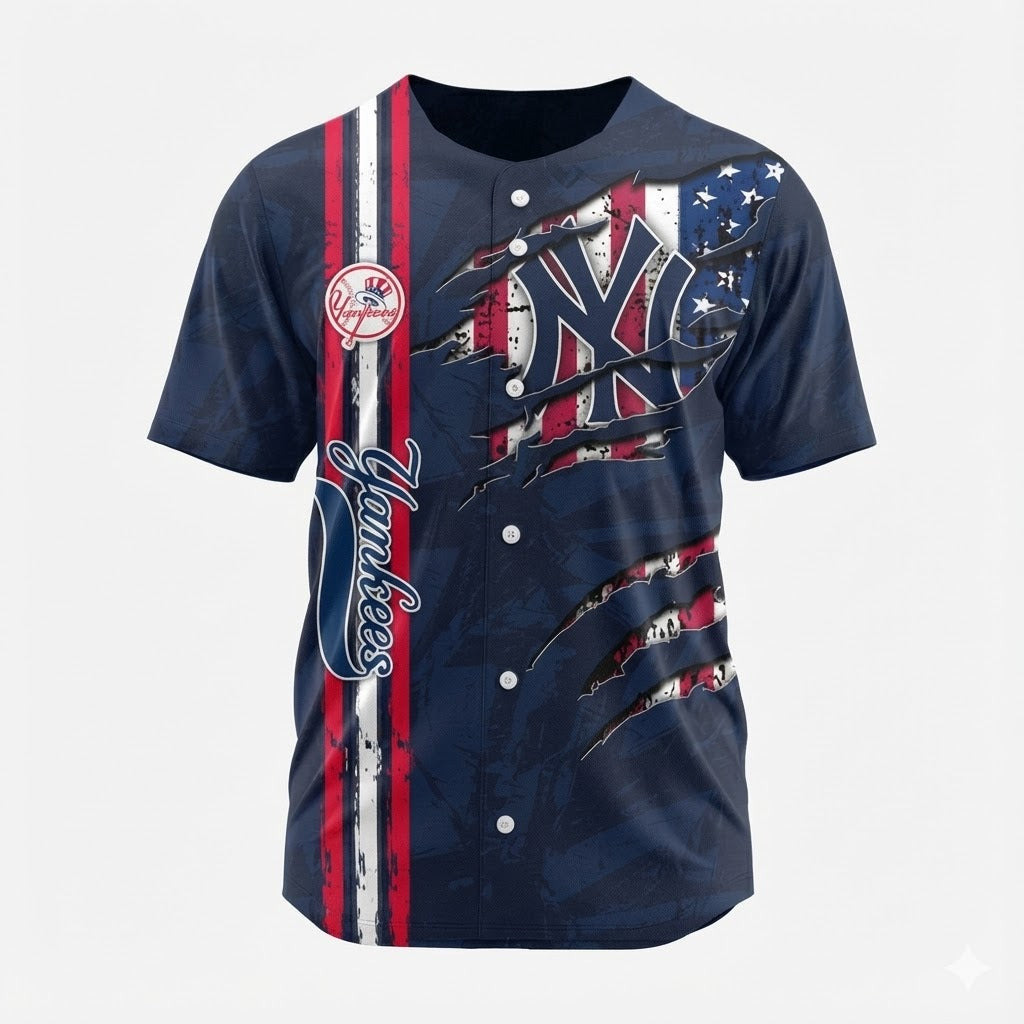 LIMITED EDITION - NEW CUSTOMIZED MLB01 NYY NEW YORK YANKEES BASEBALL JERSEY