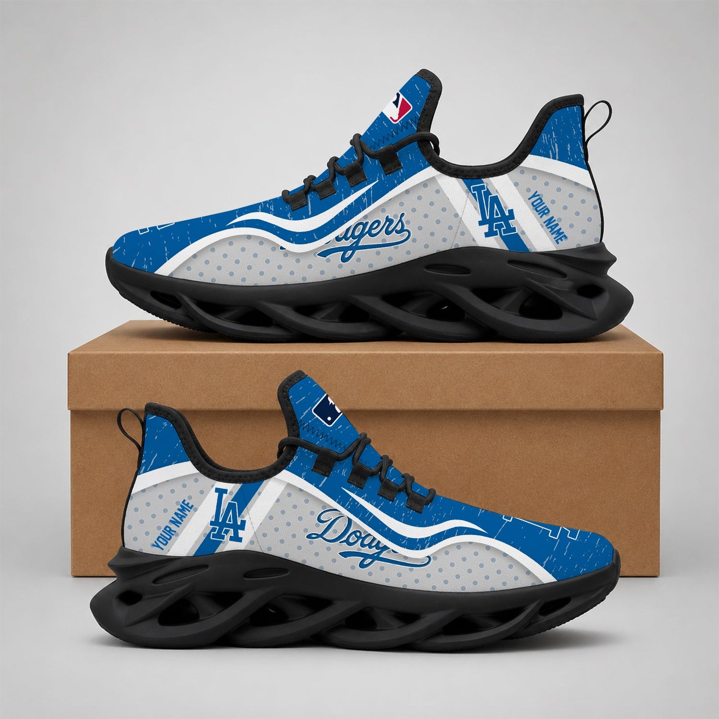 VIRAL EDITION - NEW CUSTOMIZED MLB02 LAD LOS ANGELES DODGERS MAX SOUL SHOES