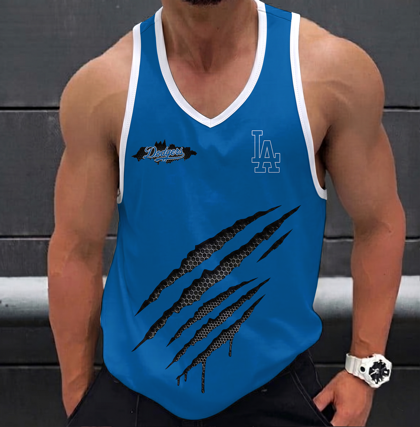LIMITED EDITION - NEW CUSTOMIZED MLB02 LOS ANGELES DODGERS UNISEX TANK TOP
