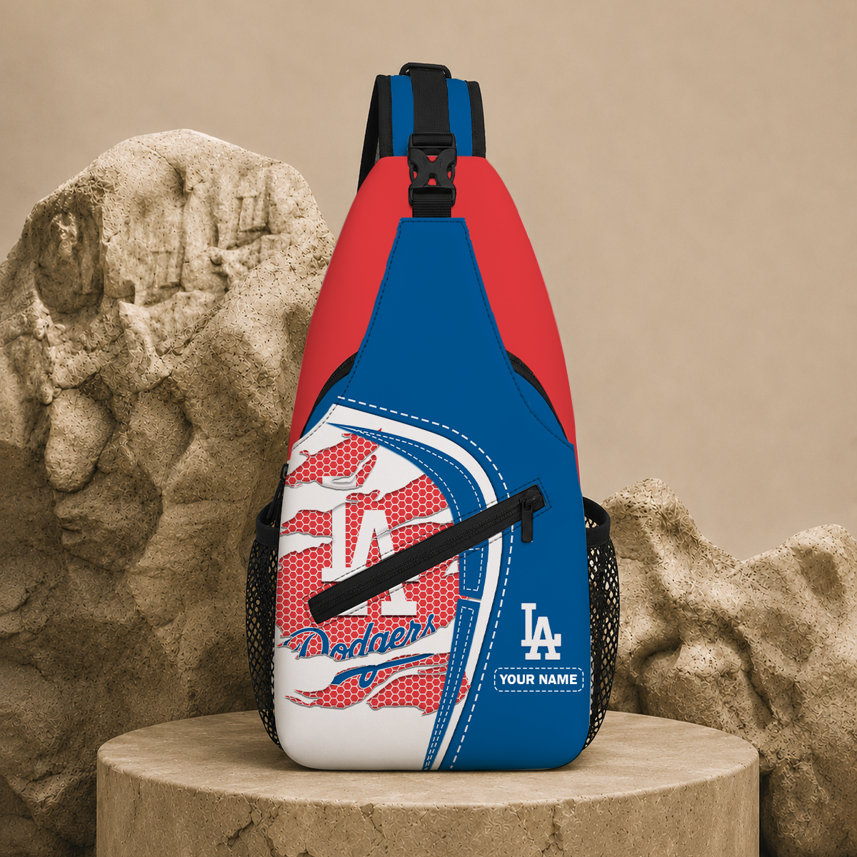 VIRAL EDITION - NEW CUSTOMIZED MLB02 LAD LOS ANGELES DODGERS SLING BAG