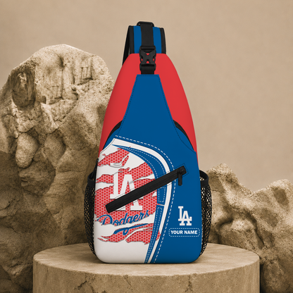 VIRAL EDITION - NEW CUSTOMIZED MLB02 LAD LOS ANGELES DODGERS SLING BAG