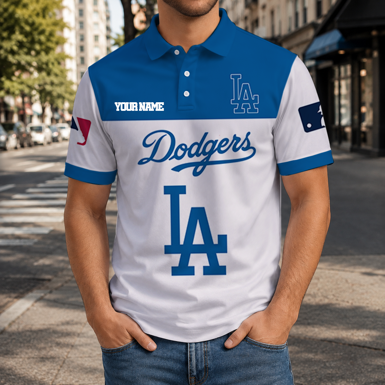 HOT DEAL - NEW CUSTOMIZED MLB02 LAD LOS ANGELES DODGERS T-SHIRT, POLO SHIRT, ZIP POLO SHIRT, SWEATSHIRT, HOODIE & ZIP HOODIE