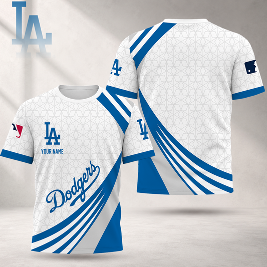 FINAL SALE - NEW CUSTOMIZED MLB02 LAD LOS ANGELES DODGERS T-SHIRT, POLO SHIRT, ZIP POLO SHIRT, SWEATSHIRT, HOODIE & ZIP HOODIE