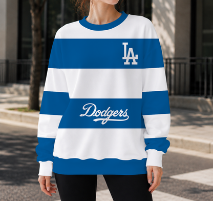 FINAL SALE - NEW CUSTOMIZED MLB02 LAD LOS ANGELES DODGERS UNISEX SWEATSHIRT