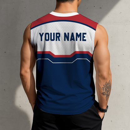 FINAL SALE - NEW CUSTOMIZED MLB03 BRS BOSTON RED SOX MEN'S GYM SHIRT