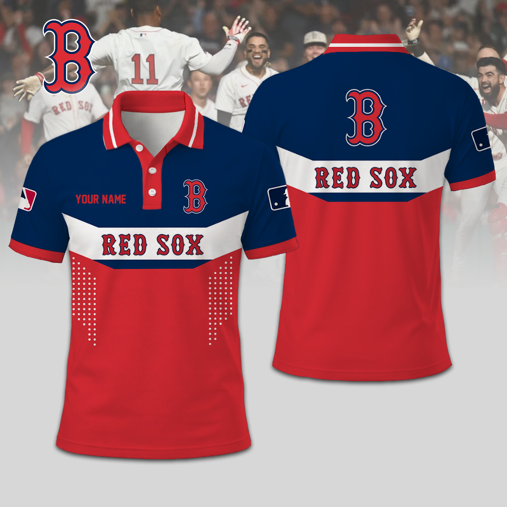 SPECIAL EDITION - NEW CUSTOMIZED MLB03 BRS BOSTON RED SOX T-SHIRT, POLO SHIRT, ZIP POLO SHIRT, SWEATSHIRT, HOODIE & ZIP HOODIE
