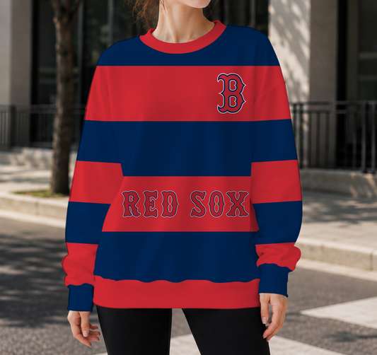 FINAL SALE - NEW CUSTOMIZED MLB03 BRS BOSTON RED SOX UNISEX SWEATSHIRT