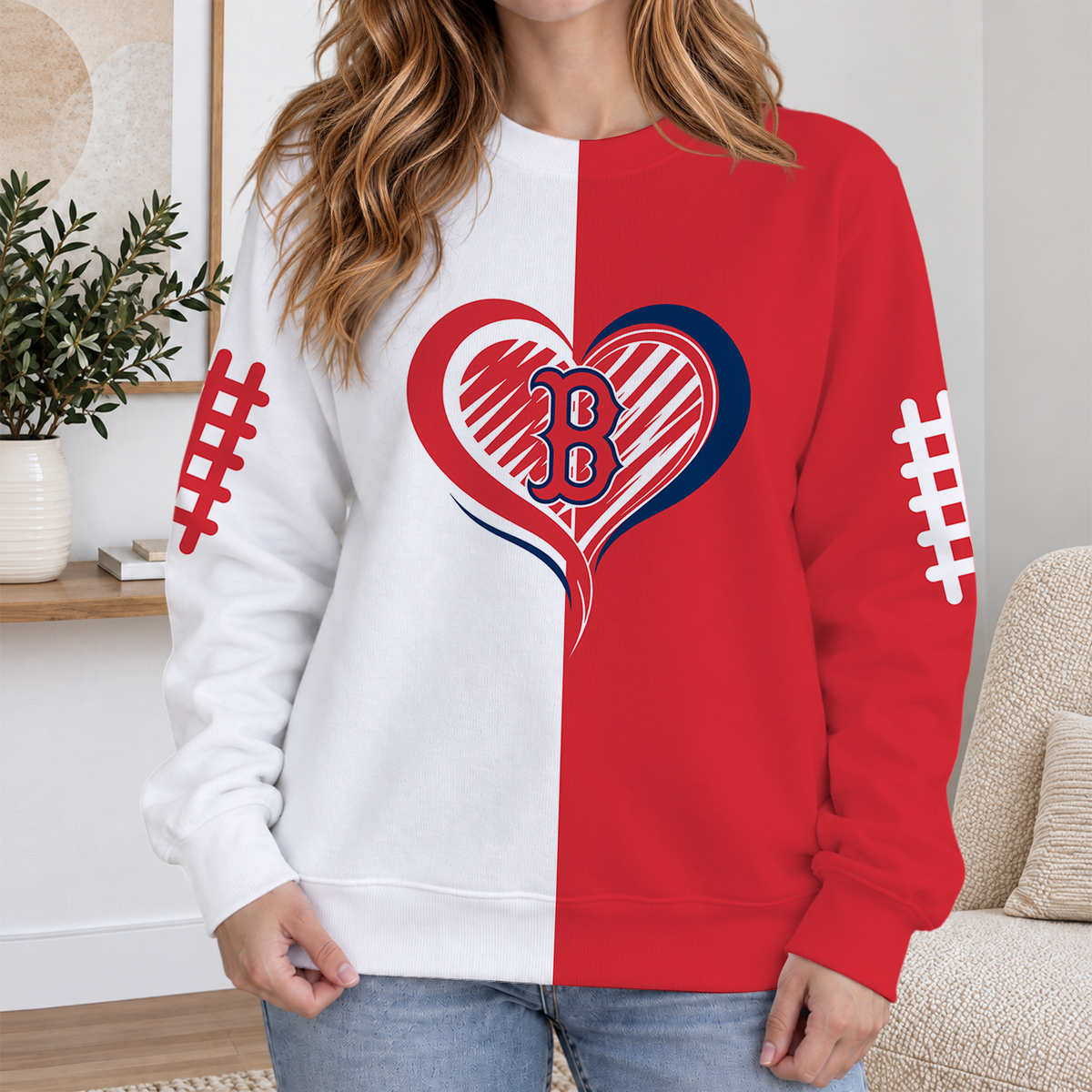 LIMITED EDITION - NEW CUSTOMIZED MLB03 BRS BOSTON RED SOX RIBBED HOODIE & SWEATSHIRT