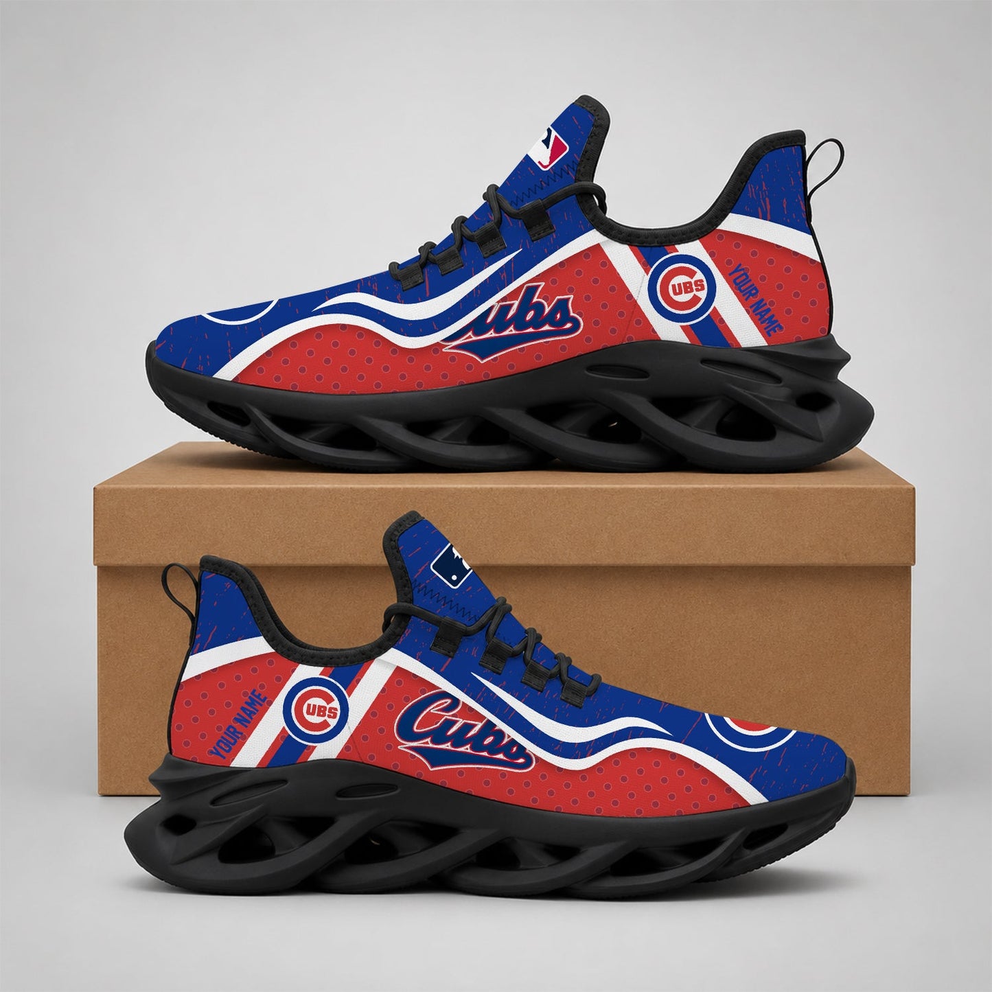 VIRAL EDITION - NEW CUSTOMIZED MLB04 CCS CHICAGO CUBS MAX SOUL SHOES