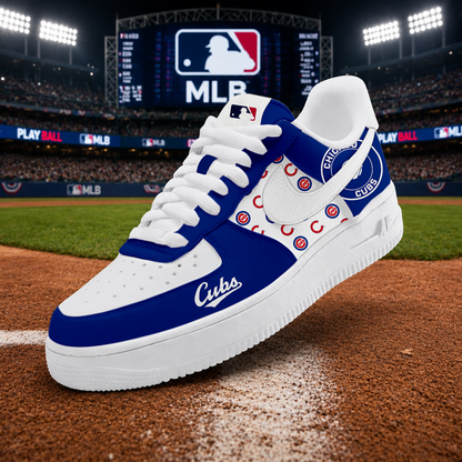 LIMITED EDITION - NEW CUSTOMIZED MLB04 CCS CHICAGO CUBS AF1 SHOES
