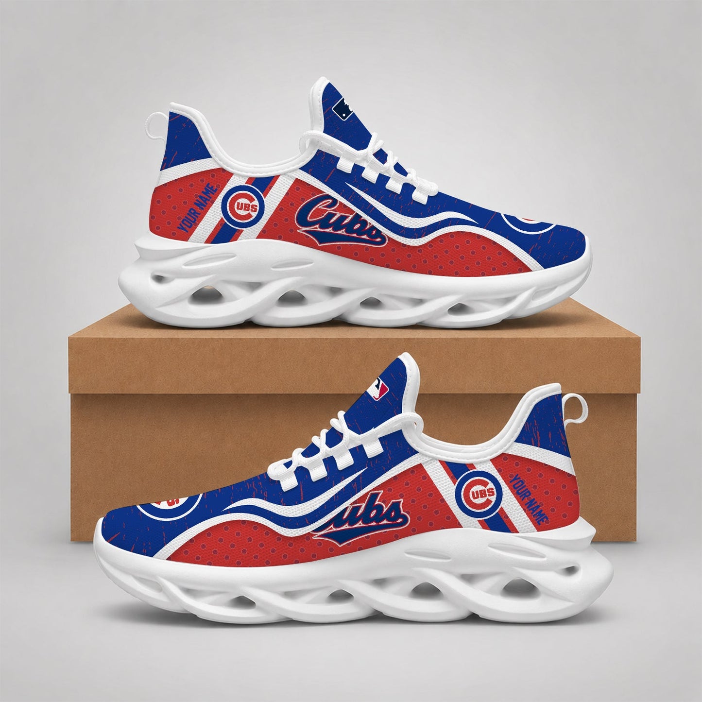 VIRAL EDITION - NEW CUSTOMIZED MLB04 CCS CHICAGO CUBS MAX SOUL SHOES