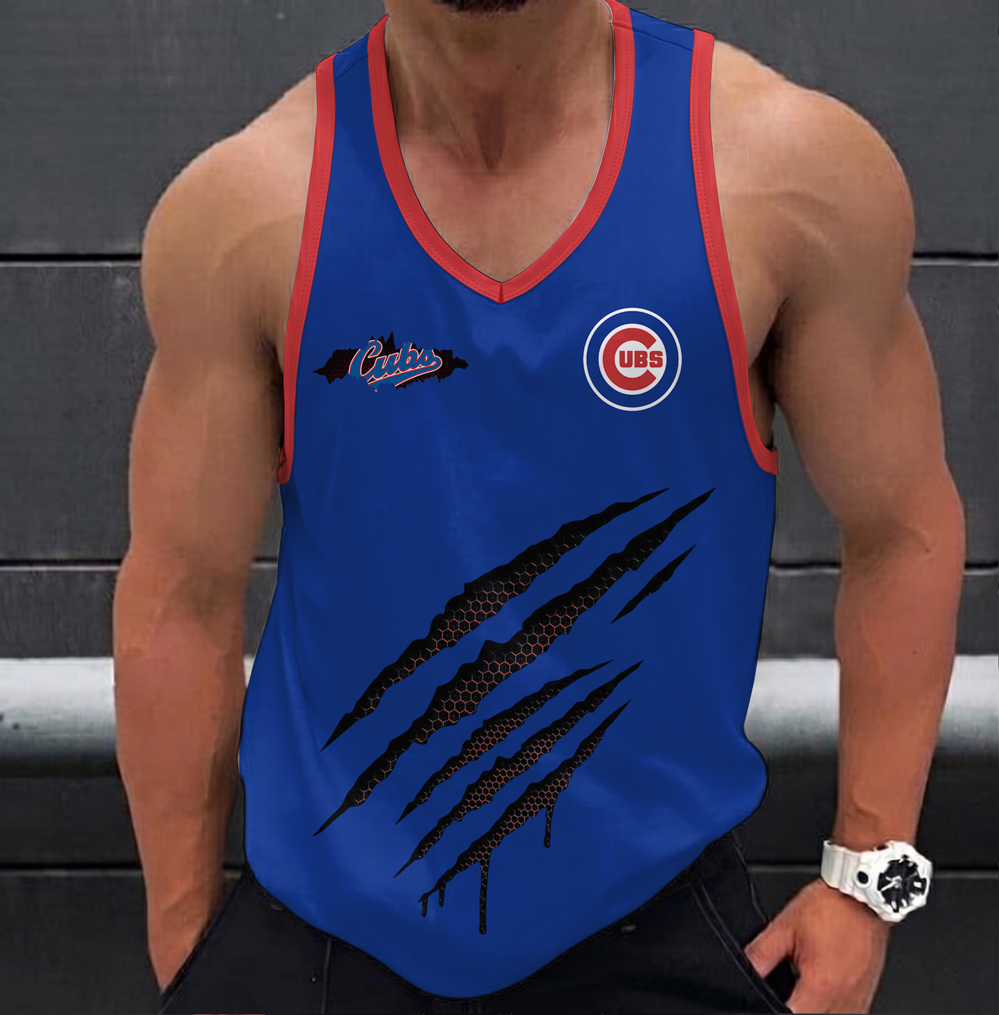 LIMITED EDITION - NEW CUSTOMIZED MLB04 CHICAGO CUBS UNISEX TANK TOP