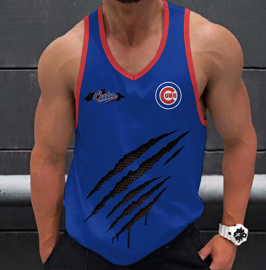 LIMITED EDITION - NEW CUSTOMIZED MLB04 CHICAGO CUBS UNISEX TANK TOP