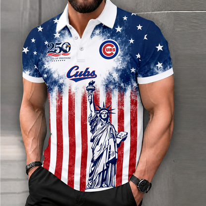 LIMITED EDITION - NEW CUSTOMIZED MLB04 CCS CHICAGO CUBS POLO SHIRT, ZIP POLO SHIRT & T-SHIRTS
