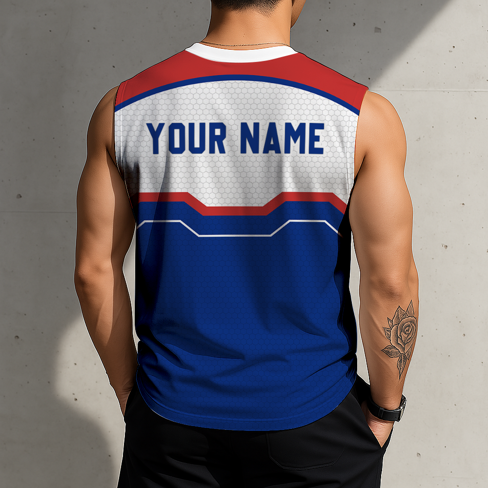 FINAL SALE - NEW CUSTOMIZED MLB04 CCS CHICAGO CUBS MEN'S GYM SHIRT