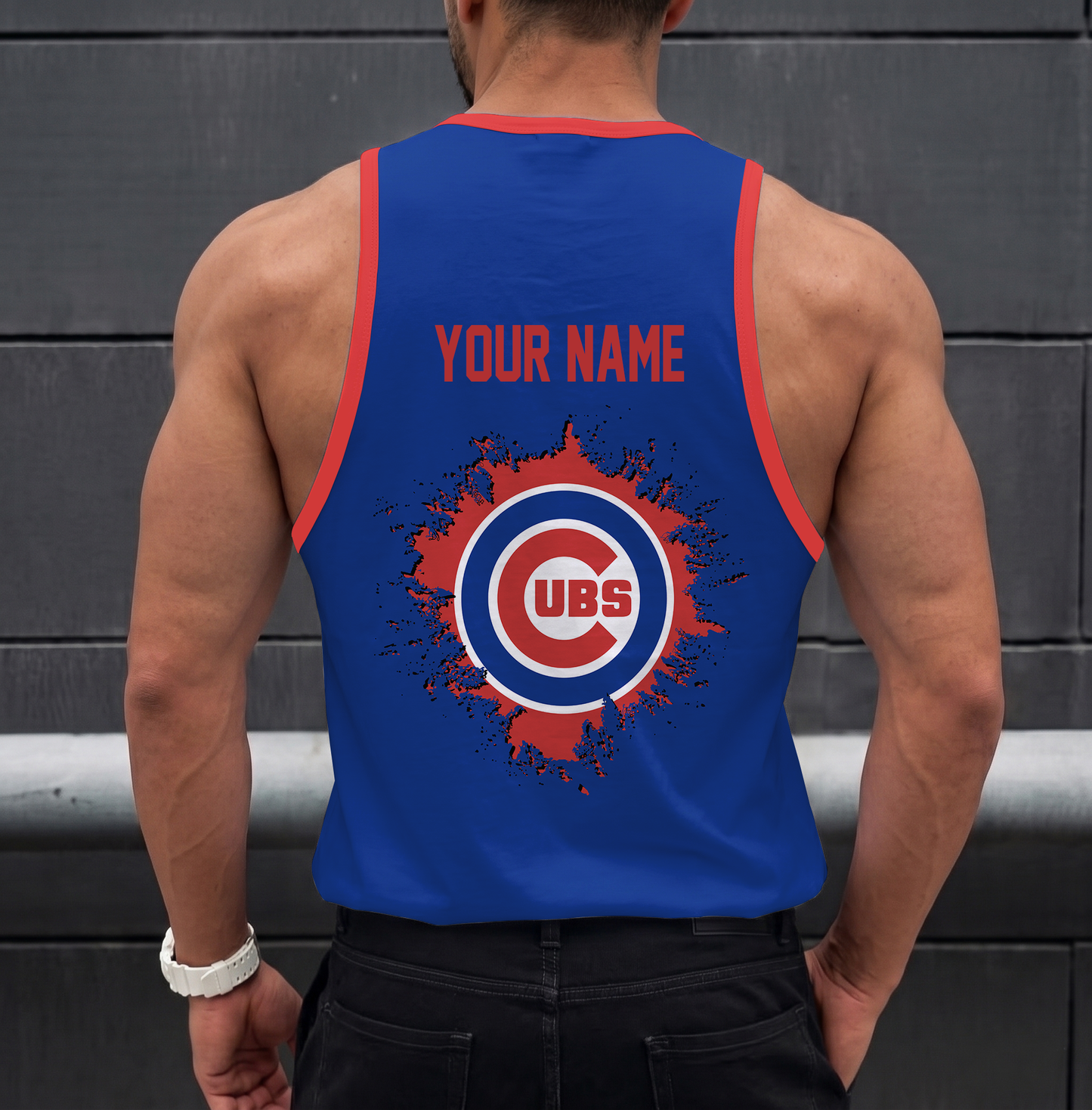 LIMITED EDITION - NEW CUSTOMIZED MLB04 CHICAGO CUBS UNISEX TANK TOP