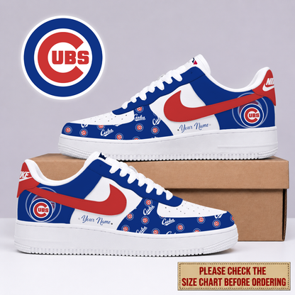 FINAL SALE - NEW CUSTOMIZED MLB04 CCS CHICAGO CUBS AF1 SHOES