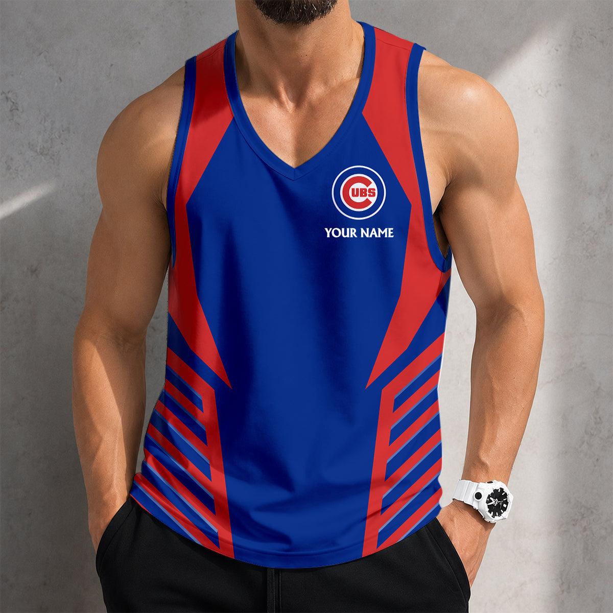 FLASH SALE - NEW CUSTOMIZED MLB04 CHICAGO CUBS UNISEX TANK TOP