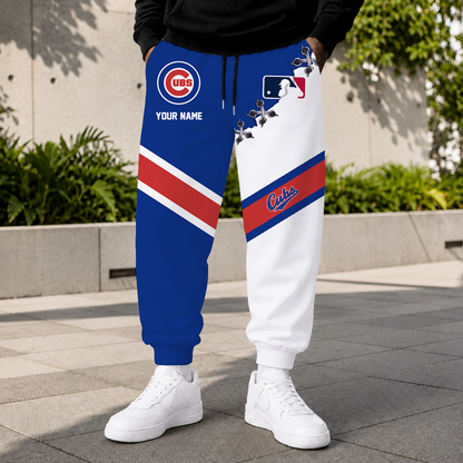 FINAL SALE - NEW CUSTOMIZED MLB04 CCS CHICAGO CUBS SWEATPANTS