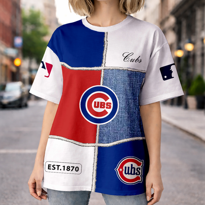 LIMITED EDITION - NEW CUSTOMIZED MLB04 CCS CHICAGO CUBS UNISEX T-SHIRT, POLO, HOODIE & JACKETS