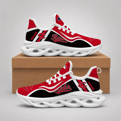 VIRAL EDITION - NEW CUSTOMIZED MLB05 CRS CINCINNATI REDS MAX SOUL SHOES