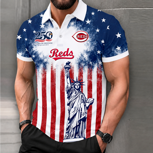 LIMITED EDITION - NEW CUSTOMIZED MLB05 CRS CINCINNATI REDS POLO SHIRT, ZIP POLO SHIRT & T-SHIRTS