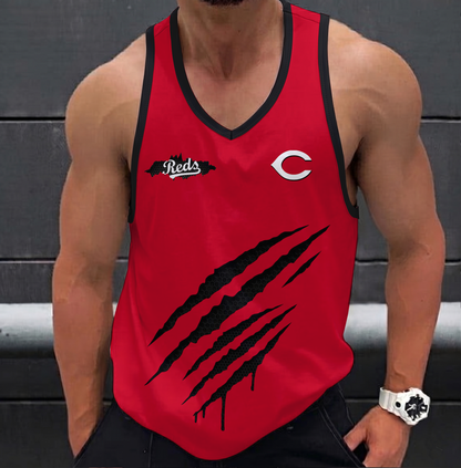 LIMITED EDITION - NEW CUSTOMIZED MLB05 CINCINNATI REDS UNISEX TANK TOP