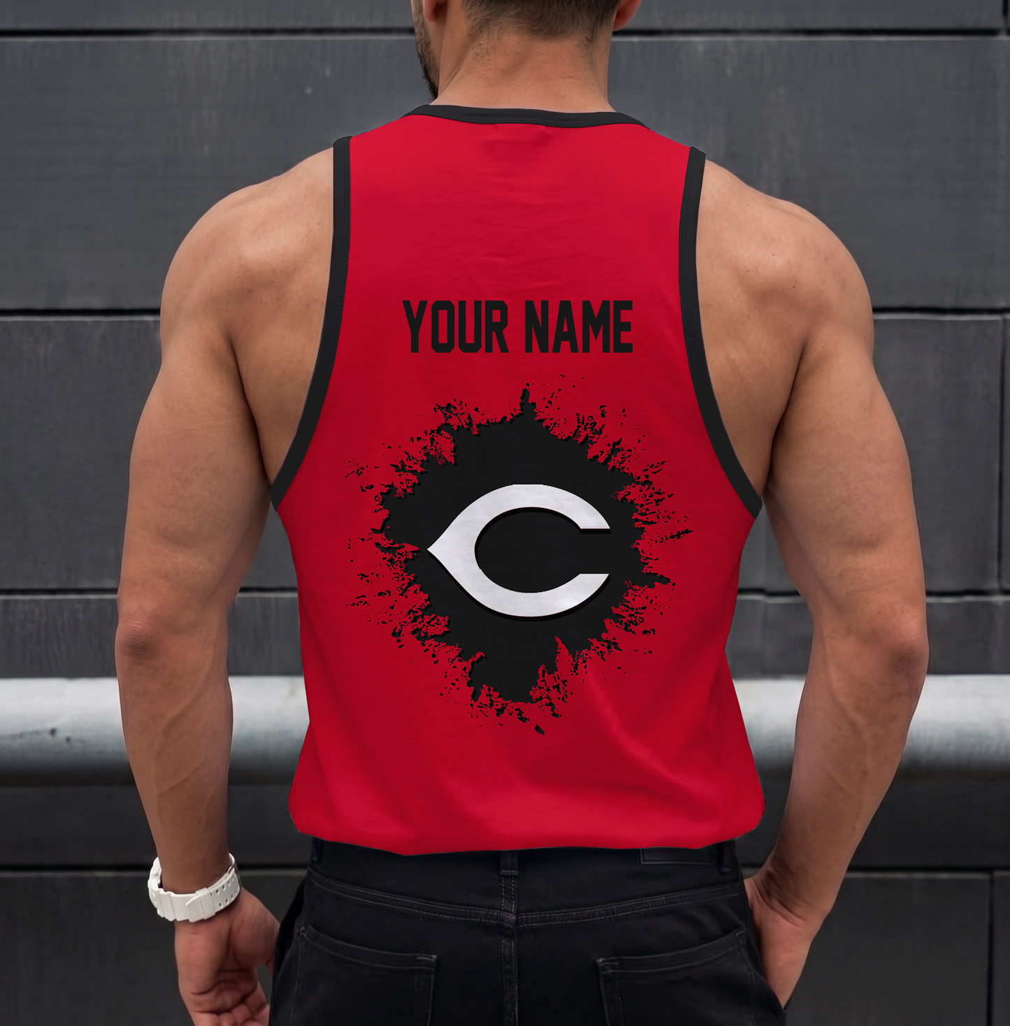 LIMITED EDITION - NEW CUSTOMIZED MLB05 CINCINNATI REDS UNISEX TANK TOP