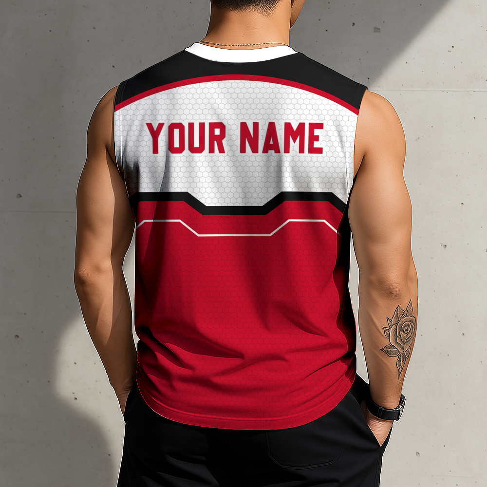 FINAL SALE - NEW CUSTOMIZED MLB05 CRS CINCINNATI REDS MEN'S GYM SHIRT