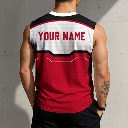 FINAL SALE - NEW CUSTOMIZED MLB05 CRS CINCINNATI REDS MEN'S GYM SHIRT