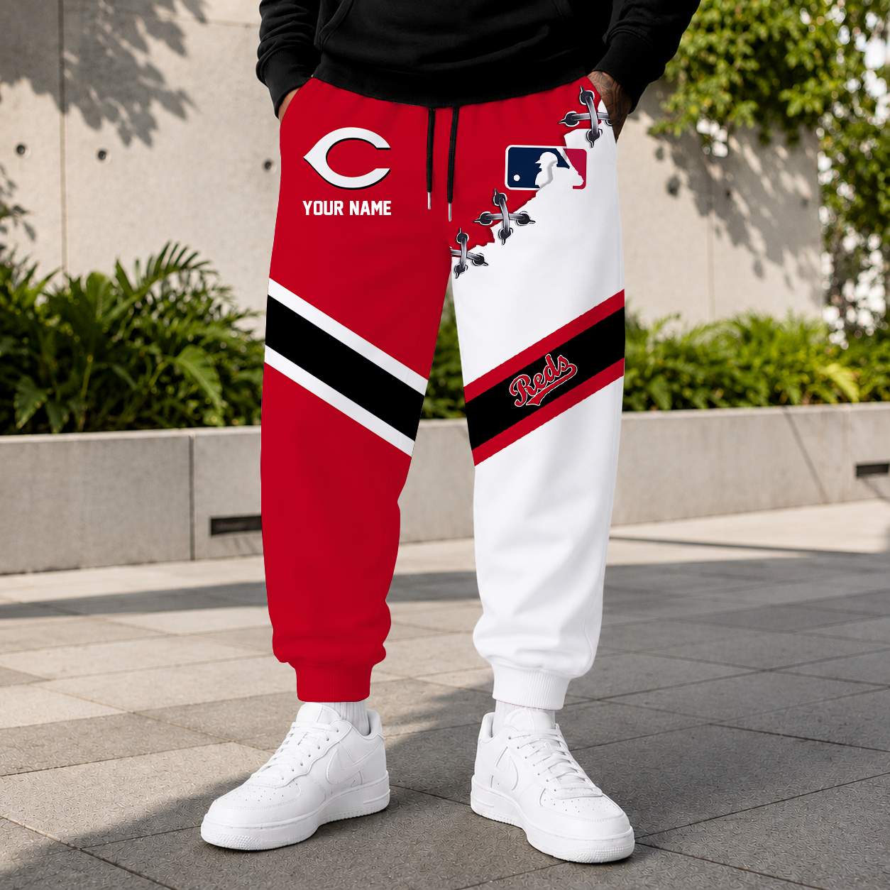 FINAL SALE - NEW CUSTOMIZED MLB05 CRS CINCINNATI REDS SWEATPANTS