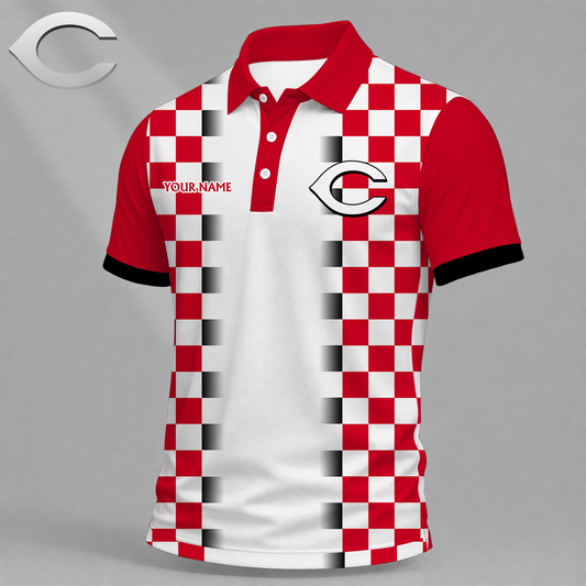 FINAL SALE - NEW CUSTOMIZED MLB05 CRS CINCINNATI REDS T-SHIRT, POLO SHIRT, ZIP POLO SHIRT, SWEATSHIRT, HOODIE & ZIP HOODIE