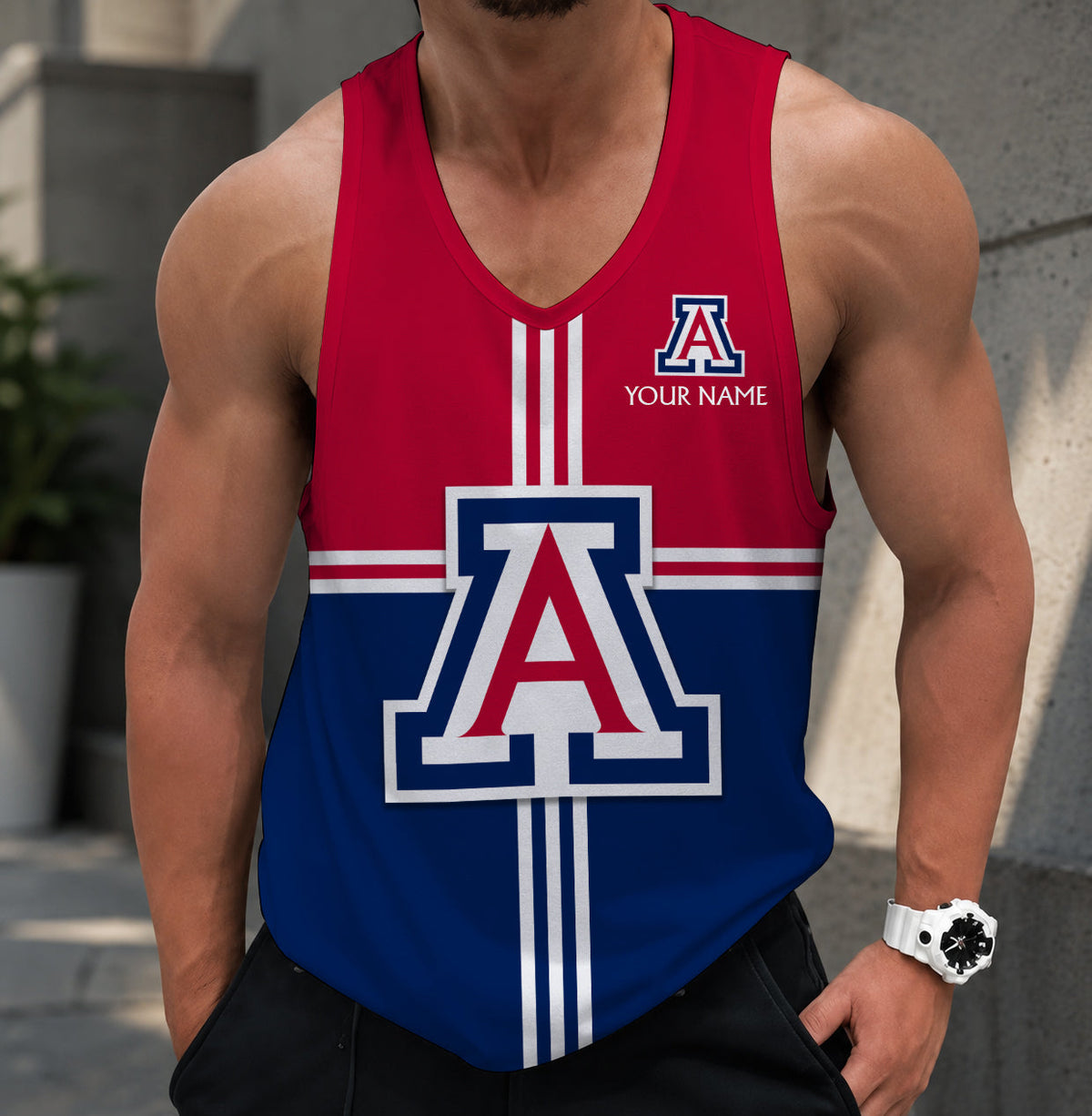 VIRAL EDITION - NEW CUSTOMIZED NCAA CWS06 ARW ARIZONA WILDCATS UNISEX TANK TOP