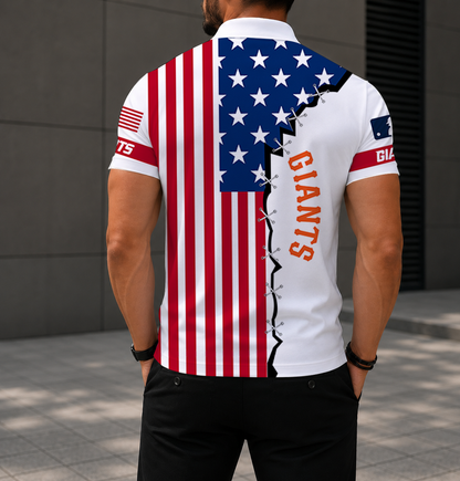 LIMITED EDITION - NEW CUSTOMIZED MLB06 SFG SAN FRANCISCO GIANTS POLO SHIRT, ZIP POLO SHIRT & T-SHIRTS